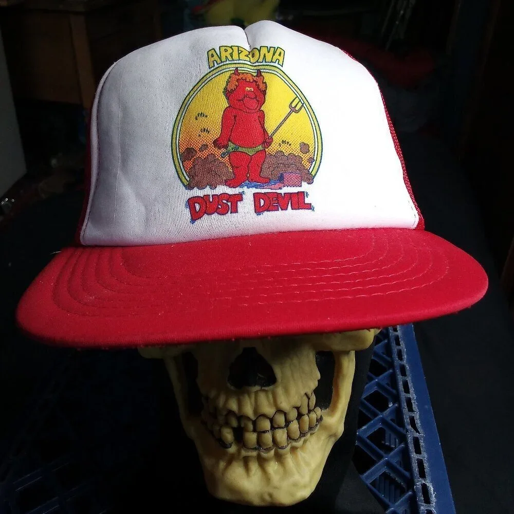 Deadstock Vintage Arizona Dust Devil Trucker Hat Cap